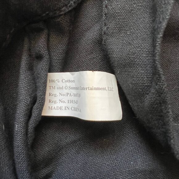 The Twilight Saga 100% Cotton Canvas Tote Bag Black Gray Cullen Family Crest O/S - Picture 7 of 7